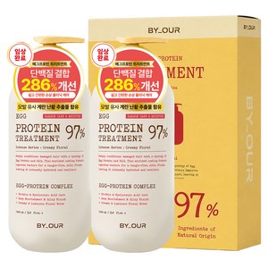 바이아우어 계란 단백질 헤어팩 트리트먼트, 2개, 1L