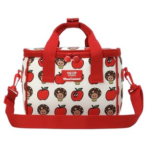 스닐로스티치 SNILLO STITCH X 브레드 이발소 런치 쿨러백 FREE, 애플 레드, 6L
