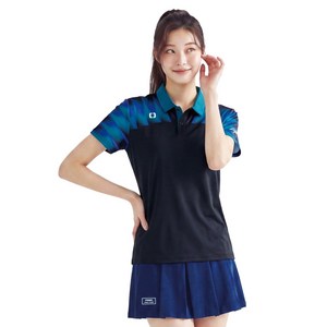 패기앤코 여성용 스포츠 러닝 배드민턴 탁구 카라 티셔츠 ST-2613