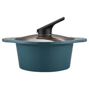 해피콜 인덕션 웨이브 세라믹 양손냄비, 스투키 그린, 1개, 20cm