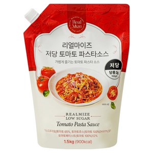 리얼마이즈 저당 토마토 파스타소스, 1.5kg, 1개