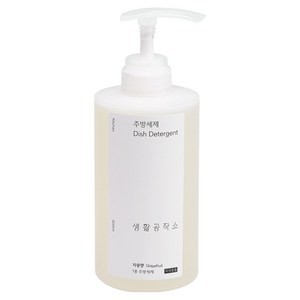 생활공작소 주방세제 자몽향, 500ml, 1개