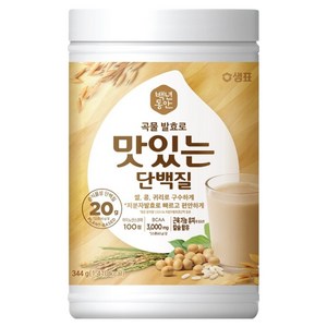 백년동안 맛있는 단백질, 344g, 1개