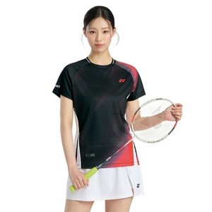 요넥스 여성용 배드민턴 반팔 티셔츠 263TS024F