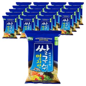 백제 멸치맛 봉지 쌀국수, 92g, 20개
