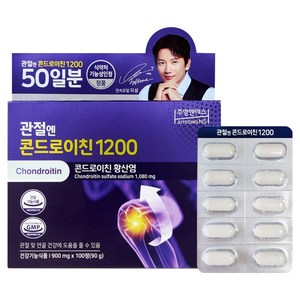 주영엔에스 관절엔 콘드로이친 1200 선물세트 90g, 100정, 1개