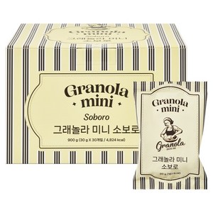 그래놀라하우스 미니 소보로, 30g, 30개