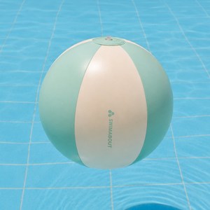 스윔어바웃 클래식 비치볼 BB0, 딥 민트(BB01), 1개, 20cm