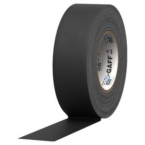 프로테입스 무광 촬영 방송 공연 케이블 고정용 게퍼테이프 블랙 48mm x 23m, 1개, G225MBLA