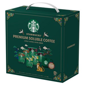 스타벅스 프리미엄 스틱커피 선물세트 80p, 아메리카노 3종 + 머그, 1세트