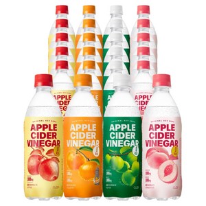 클룹 애사비소다 오리지널 500ml x 6p + 제주감귤 500ml x 6p + 매실 500ml x 6p + 신비복숭아 500ml x 6p 세트, 1세트 골드박스 특가