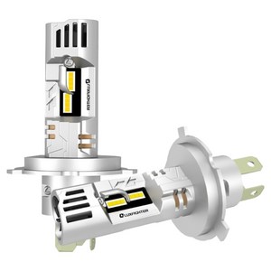 LUXFIGHTER 12V 자동차 LED 전조등 Q66 2p 세트, H4, 1세트