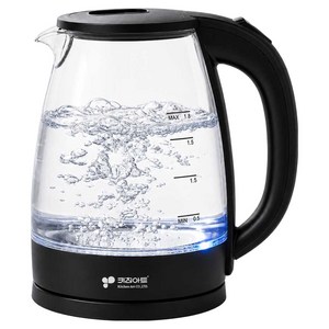 키친아트 대용량 내열강화유리 무선 전기포트 1.8L, KAEP-1862B