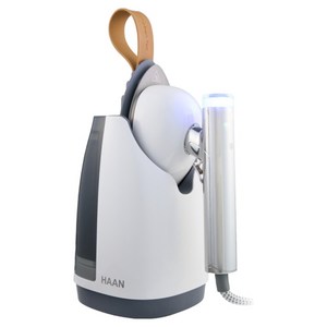 한경희생활과학 2in1 셔츠 옷 구김제거 핸디형 건식 스팀다리미, 화이트, HRI-D110