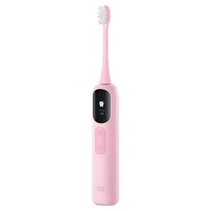 오아 클린이스쿨 IPX8 좌우회전 어린이 음파 전동 칫솔, OETB-010CP, 코튼핑크, 1개