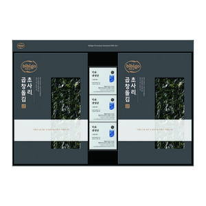 비비고 초사리 곱창 돌김 + 명란 세트 + 쇼핑백, 1세트