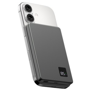 뉴클 좀비 8.9mm 울트라슬림 맥세이프 반고체 보조배터리 4500mAh C타입, 미드나잇 메탈, NCPB-4K5-34-AN