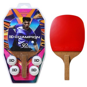 참피온 펜홀더 탁구라켓 세트, 1세트, SUPREME 2.0P