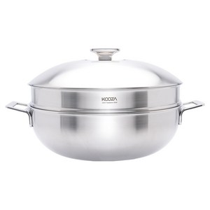 KOOZA 316Ti 통5중 스테인리스 파티웍 세트 양수, 1세트, 28cm