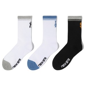 뉴에라 MLB 05 NEYYAN LONG SOCKS 3p 골드박스 특가
