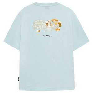 요넥스 남녀공용 배드민턴 오버핏 반팔 티셔츠 263TS047U