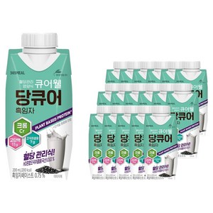 365밀 당큐어 흑임자맛 혈당관리 영양식, 18개, 200ml