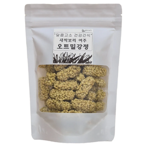 올리브잇 달콤고소 건강간식 새싹보리 여주 오트밀강정, 350g, 1개