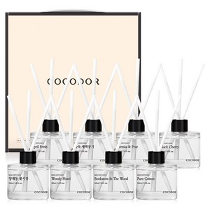 코코도르 시그니처 컬렉션 디퓨저 50ml x 8종 선물세트, 블랙체리, 양재동 꽃시장, 프리지아앤페어, 에이프릴프레쉬, 숲속새벽공기, 북스토어인더우드, 우디호텔, 퓨어코튼, 1개