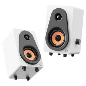 COX 2채널 USB 후면 우퍼 원툴 논스톱 커넥트 스피커, White, CSB150