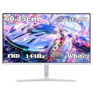 픽셀아트 FHD 144Hz 모니터 WHITE, 60.45cm, PA2440W(일반)