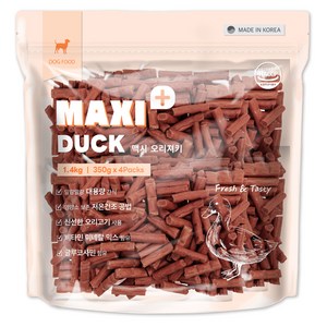 굿데이 강아지 맥시 플러스 져키, 1개, 1.4kg, 오리고기