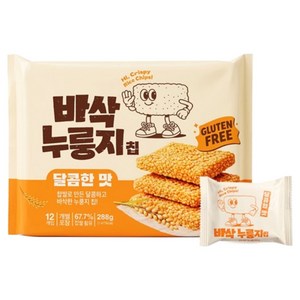 더주 바삭 누룽지칩 달콤한맛 12p, 288g, 1개