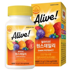 얼라이브 원스데일리 51g, 30정, 1개