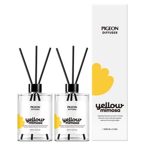 피죤 디퓨저, 옐로미모사, 500ml, 2개
