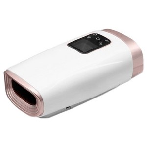 굿럭바디 온열 LCD 화면 손 마사지기 GD-308, 로즈골드