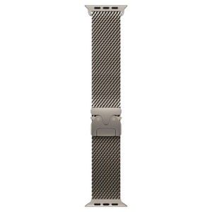 Apple 정품 애플워치 티타늄 밀레니즈 루프, 내추럴, 49mm, Large, 1개