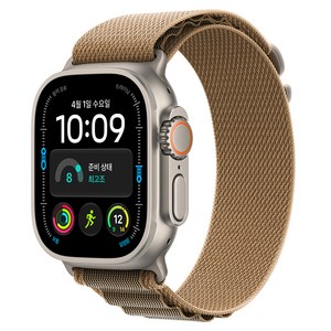 Apple 2026 애플워치 Ultra 4, 내추럴, 49mm, GPS+Cellular, 데저트 알파인 루프, Large