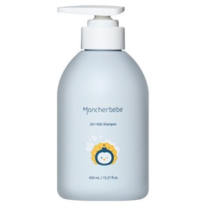 몽쉘베베 2in1 키즈 샴푸, 1개, 450ml