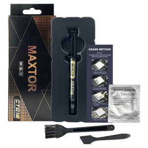 Maxtor 써멀컴파운드 열전도율 18W/mk 컴퓨터튜닝 써멀구리스 2g, 그레이, 1개, CTG12