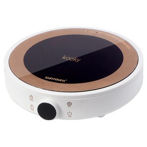 썬터치 2000W 고출력 9단계 온도조절 쿠키 원형 인덕션 레인지 1구, 일반형, ZF-1669R