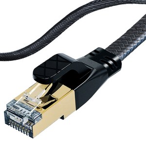 엔더 CAT8 패브릭 고급 랜선 초고속 인터넷 랜케이블, 혼합색상, 2개, 1m