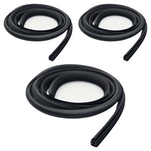 애드라이프 PVC 난연 현관문 도어 패킹 블랙 2.1m 날개형, 3개