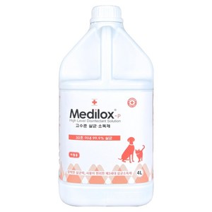 메디록스 반려동물용 P 고수준 살균 펫 탈취제, 4L, 1개