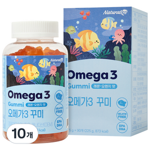 네추럴라이즈 오메가3 꾸미, 90정, 10개