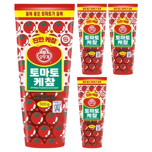 오뚜기 토마토 케챂, 500g, 4개