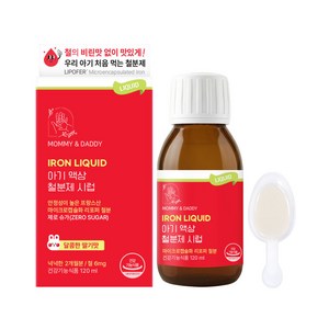 마미앤대디 아기 액상 철분제 시럽 딸기맛, 1개, 120ml