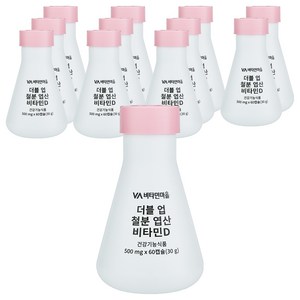 비타민마을 더블 업 철분 엽산 비타민D 30g, 60정, 12개