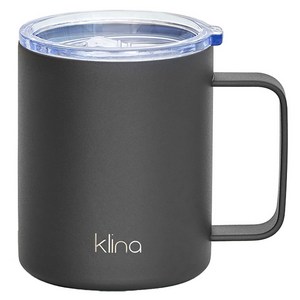 클리나 이지 머그 텀블러, 챠콜, 415ml, 1개