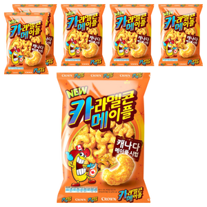 크라운 카라멜콘 메이플, 154g, 6개