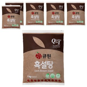큐원 흑설탕, 1kg, 6개